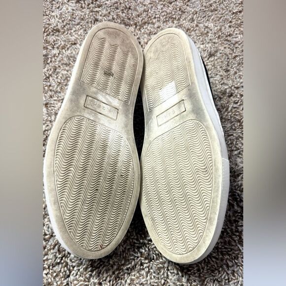 M. Gemi Black Velvet Slide on Sneakers - Picture 8 of 8